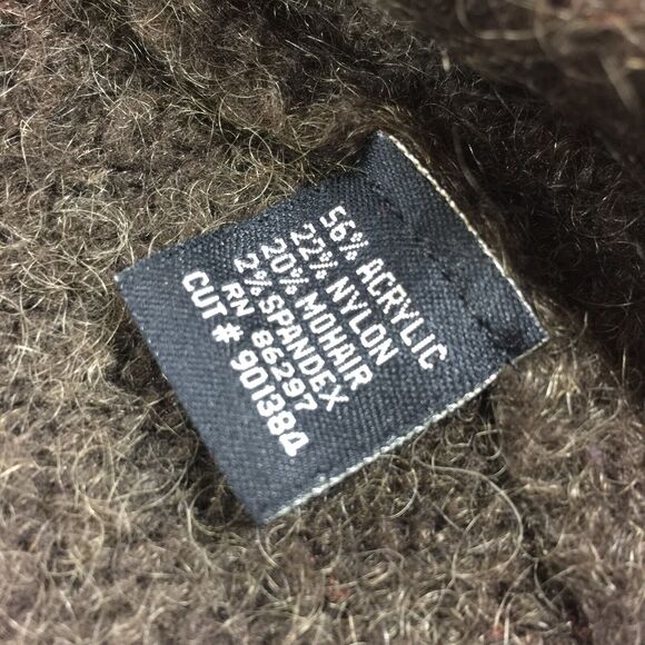 BCBGMaxazria Open Front Acrylic Blend Cardigan Sweater Size S Womens Dark Brown - Picture 6 of 8